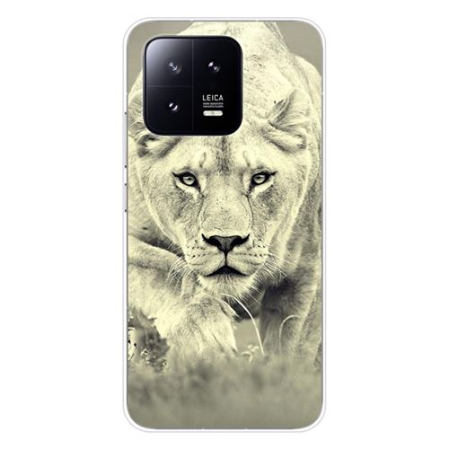 Coque en silicone imprimée compatible Xiaomi 13 Lionne