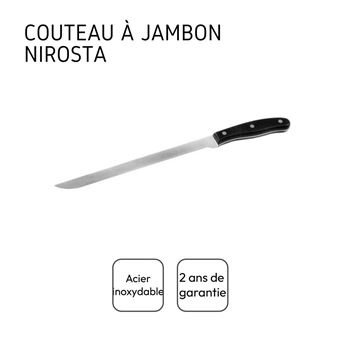 Petit couteau de cuisine avec manche en bois Nirosta