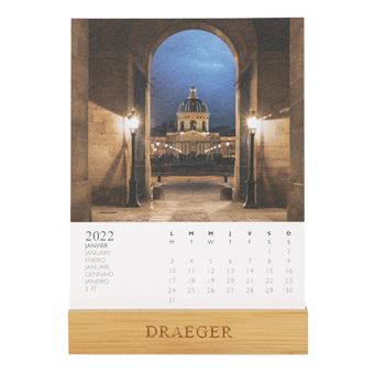 Calendrier 2022 Sur Socle - Paris - Draeger Paris