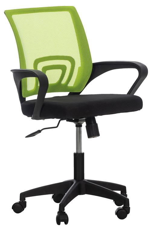 Fauteuil de bureau Auburn en maille avec hauteur réglable et pivotant , Vert