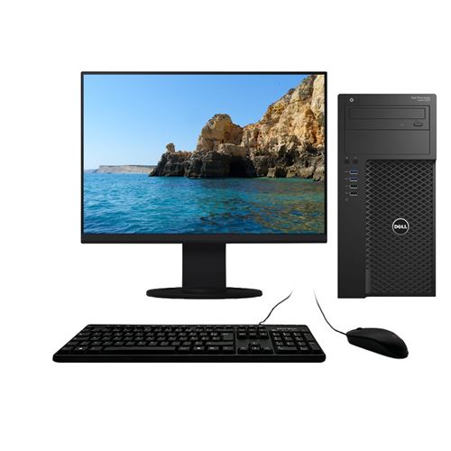 Dell Precision T3620 i7-6700 4Ghz 16Go/2To SSD WiFi W10 + Ecran 20