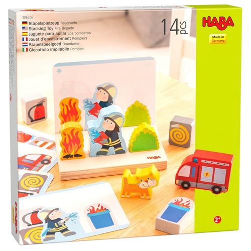 Haba - Jeu à empiler 3D Pompiers