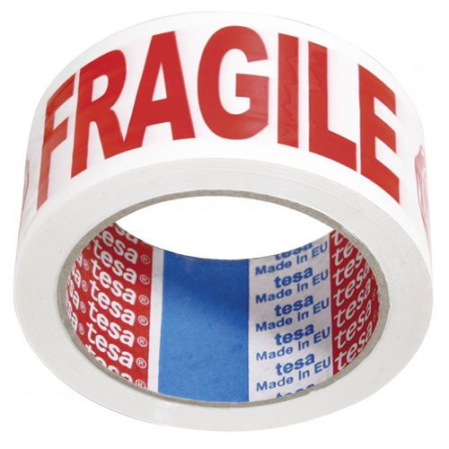 Ruban Adhésif Fragile 66Mx50Mm Tesa