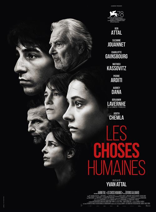 Affiche de Cinéma Originale - Les Choses Humaines - 2021 - Ben Attal - 40x60cm