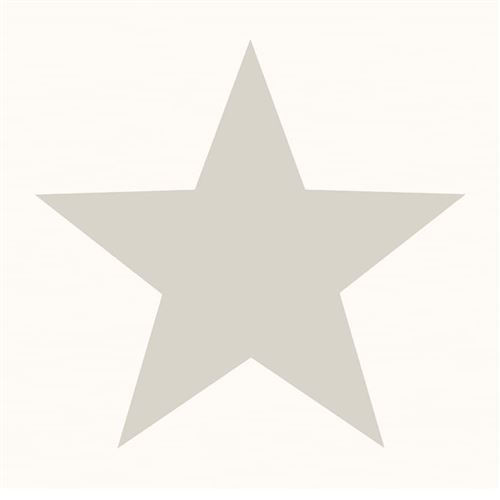 Noordwand Papier peint Friends & Coffee Big Stars Blanc et métallique