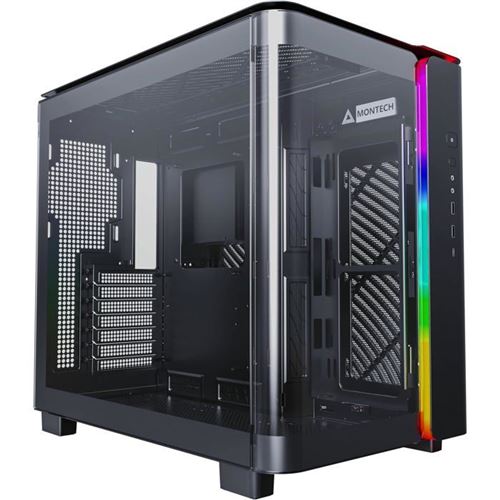 Montech KING 95 (2025) Black Curved Glass  Mid Tower Gaming Case