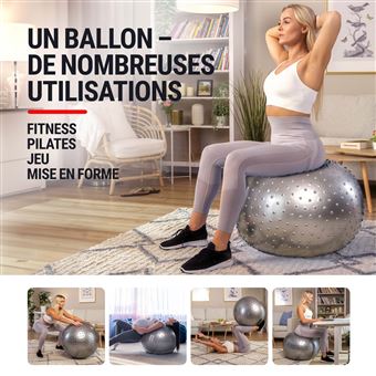 Hop-Sport Ballon Fitness 65 cm, pompe incluse, Ballon d'Exercices