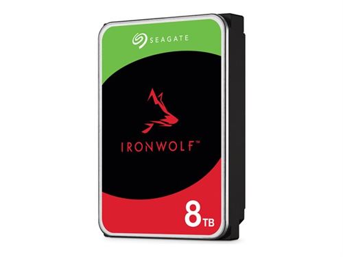 Disque dur Seagate 8To interne NAS HDD IRONWOLF 256 Mo 3,5 - ST8000VN0002