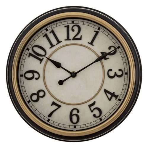 ATMOSPHERA - Horloge Murale Vintage Nell - 29cm - Noir - Image 2