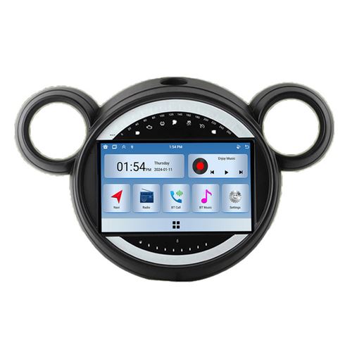 Autoradio RoverOne® Bluetooth CarPlay 2 Din 6Go RAM 128Go ROM pour BMW Mini Cooper 2010-2016