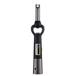 FISHTEC Briquet Electrique Rechargeable USB - Lampe Integree - Allume  Bougies Electrique - Indicateur Batterie - Arc Electrique Coupe-Vent Sans  Flamme