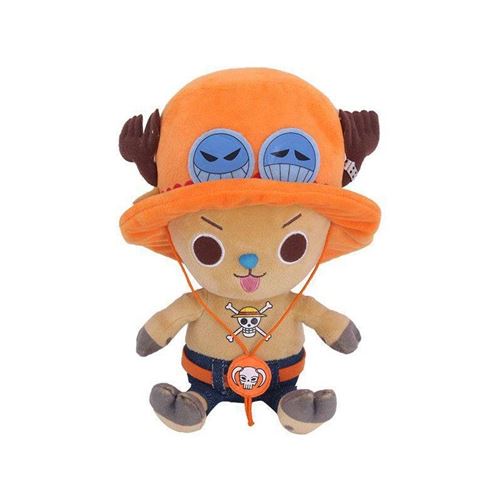 One Piece Peluche Chopper X Ace 20 Cm Sakami Merchandise Officielle - Image 3