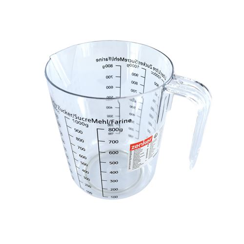 Non Communiqué Transparent Verre Doseur 1 Litre Zenker Smart Pastry