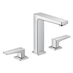 HANSGROHE Mélangeur lavabo Metropol 160 3 trous poignées manettes, bonde Push-Open chromé