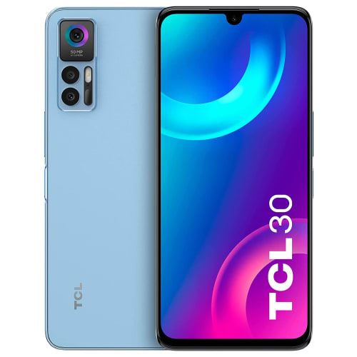 SmartPhone TCL 30 T676H 6.7 FHD+ Mediatek Helio G37 4Go 64Go Android 12 Bleu