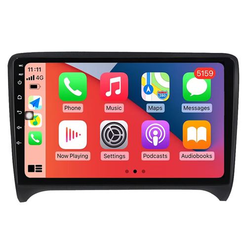 Autoradio Multimédia RoverOne 2Go RAM 32Go ROM GPS pour Audi TT MK2 2006 - 2014 CarPlay Android Auto