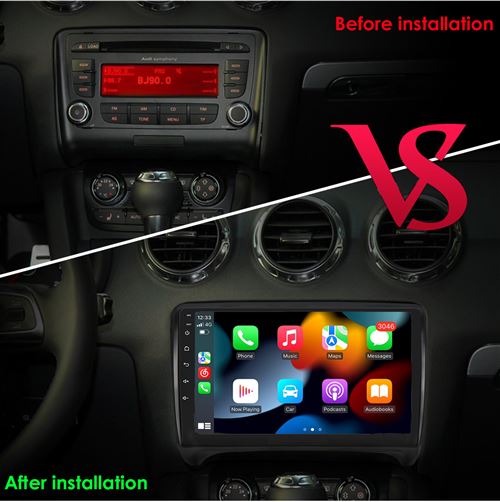 Autoradio Multimédia RoverOne 2Go RAM 32Go ROM GPS pour Audi TT MK2 2006 -  2014 CarPlay Android Auto - Autoradio - Achat & prix