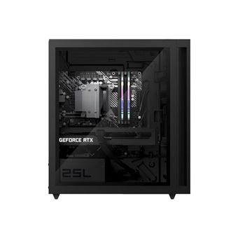 OMEN 25L by HP GT15-2750nz - microATX jeux - Core i7 i7-14700KF / jusqu'à 5.6 GHz - RAM 32 Go - SSD 1 To - NVMe, TLC - GeForce RTX 4070 Ti Super - Gigabit Ethernet, Bluetooth 5.2, IEEE 802.11ax (Wi-Fi 6) - Win 11 Home - moniteur : aucun - noir, logo chro