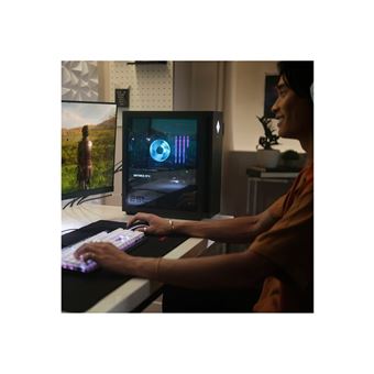 OMEN 25L by HP GT15-2750nz - microATX jeux - Core i7 i7-14700KF / jusqu'à 5.6 GHz - RAM 32 Go - SSD 1 To - NVMe, TLC - GeForce RTX 4070 Ti Super - Gigabit Ethernet, Bluetooth 5.2, IEEE 802.11ax (Wi-Fi 6) - Win 11 Home - moniteur : aucun - noir, logo chro