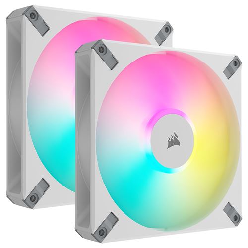 Non Communiqué Blanc Corsair Icue Af140 Rgb Elite - Ventilateur Châssis - 140 Mm - (Pack De 2)