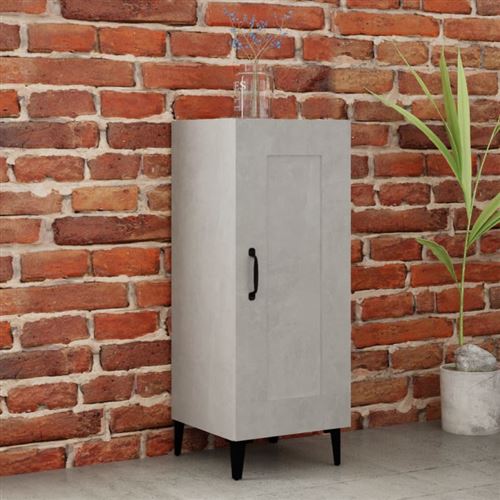 Vidaxl Gris Buffet Béton 34,5X34x90 Cm - Image 3