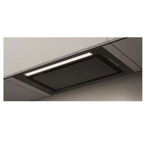 Non Communiqué Black Soft-Touch Effect Elica Lane Bl Mat/A/52 - Hotte - Groupe Filtrant - Niche - Largeur : 49.4 Cm - Profondeur : 26.2 Cm - Extraction Et Recirculation (Avec Kit De Recirculation Supplémentaire)