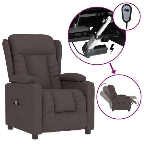 Vidaxl Marron Fauteuil Électrique - Foncé - Image 3
