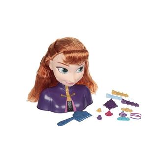 Mattel - Poupée Disney Anna - La Reine des Neiges avec accessoires