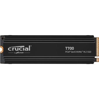 Crucial T700 - SSD - chiffré - 2 To - interne - M.2 - PCI Express 5.0 (NVMe) - TCG Opal Encryption 2.01