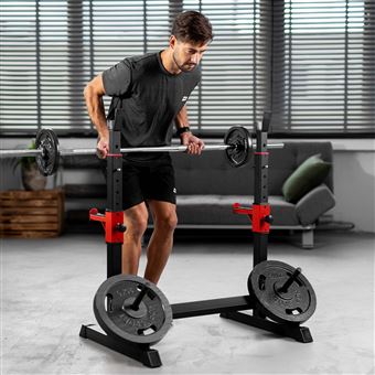 Holleyweb Support réglable pour haltères - Support multifonction pour haltérophilie - Pour salle de gym/salle de sport à domicile