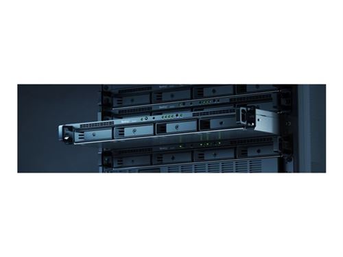  Synology RackStation RS422+ - Serveur NAS - 4 Baies - rack-montable - SATA 6Gb/s - RAID 0, 1, 5, 6, 10, JBOD - RAM 2 Go - Gigabit Ethernet - iSCSI support - 1U 