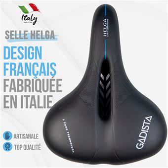 Selle Vélo Selle Italia Initiale – Cuir, Rails Titane, Fait Main Italie – Excellent état