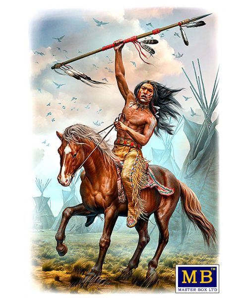 Buffalo Hunter. Running Bear - 1:24e - Master Box Ltd.
