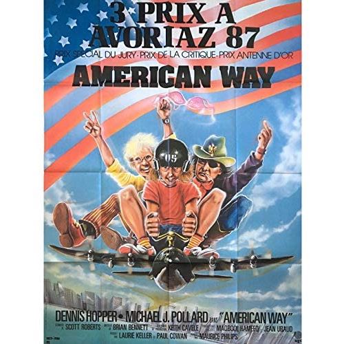 American Way - 1987 - Dennis Hopper - 60x80cm - Affiche de cinéma originale pliée