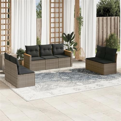 Vidaxl Gris Salon De Jardin - Image 2