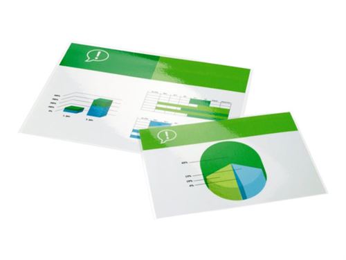 Ibico - A4 (210 x 297 mm) - 200 micromètres - pack de 100 - brillant - 216 x 303 mm pochettes plastifiées