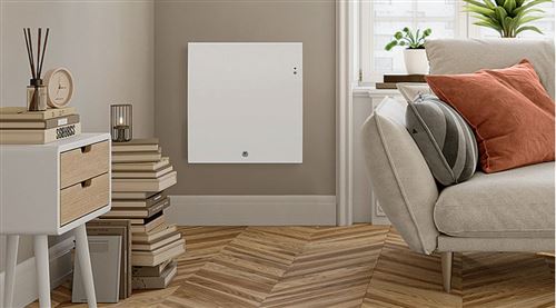 Thermor Blanc Radiateur Électrique Ingenio 4 1250W Horizontal Intelligent Mat - 479324 - Image 2