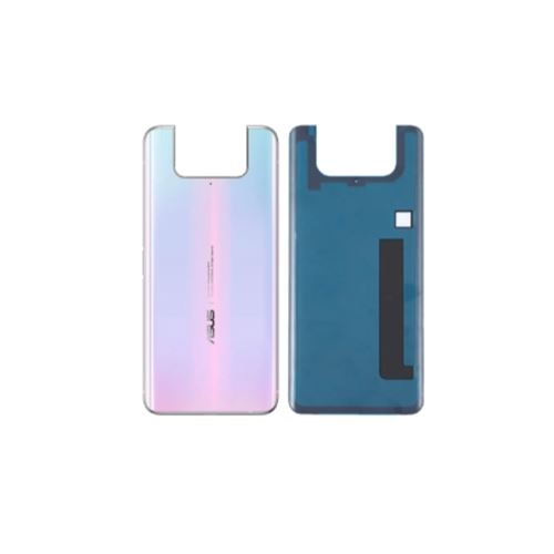 Cache Batterie Vitre Arrière Blanc Pastel pour Asus Zenfone 7 Pro ZS671KS