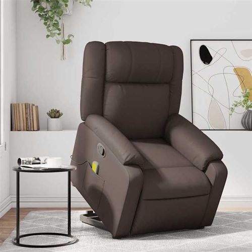 Non Communiqué Marron Vidaxl Fauteuil De Massage, Relaxation Similicuir
