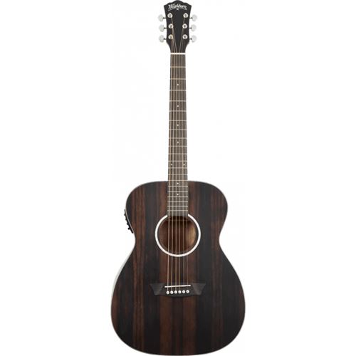 Washburn DEEPFOREST-E-FE - Guitare électro-acoustique auditorium - Ebony Matte