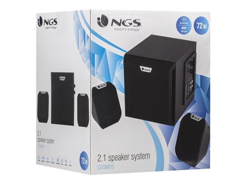 NGS Cosmos - Système de haut-parleur - pour PC - Canal 2.1 - 36 Watt (Totale)
