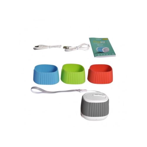 Enceinte Nomade Campus Poppy Bluetooth Avec Coques Interchangeables