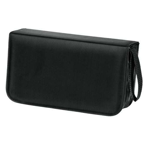 Hama Noir Cd Wallet 120 - Portefeuille Pour Disques Cd/Dvd - 120 Disques - Nylon