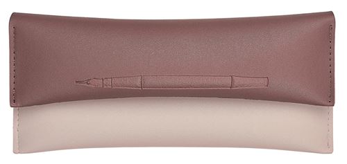 Moses pochette Lederlook 20,5 cm beige/brun