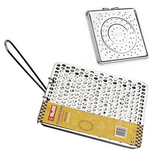 Grille Pain Manche Repliable Rechauffe Plat 20 Cm Ustensile De Cuisine