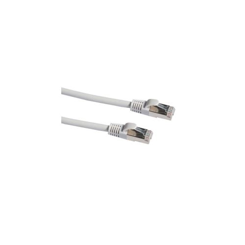Cordon Rj45 Cat.6a Lszh S/ftp , Gris. Longeur 20 M Lineaire - Pcj6asfzj