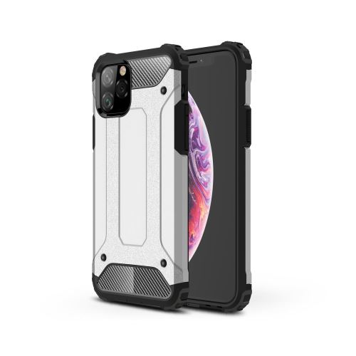 Coque en TPU garde blindée hybride argent pour votre Apple iPhone 5.8 pouces (2019)
