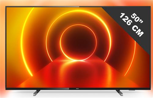 Philips 50PUS7805 - 50 Klasse 7800 Series LED-tv - Smart TV - 4K UHD (2160p) 3840 x 2160 - HDR - grijs