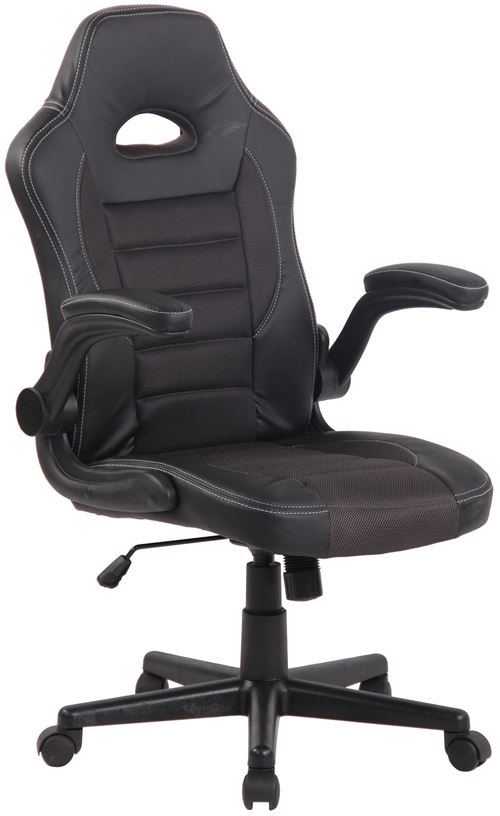 Fauteuil de bureau JOHN , Noir / Gris