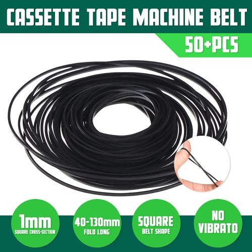50+ Pcs Mix Cassette Tape Hine Square Belt Universal